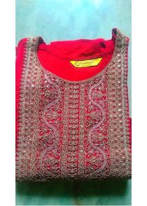 VredeVogel's Exquisite Red Kurta set