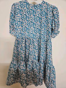 Cute Blue Color Dress