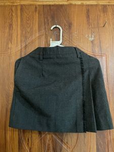 Classic Charcoal Grey Trouser Skirt