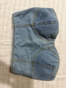 Denim Corset Top