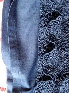 Navy Blue Lace Dress