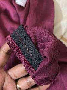 Flowy Burgundy Top