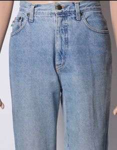 MOSCHINO Light Wash Mom Jeans