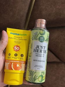 Mamaearth & Just Herbs Skincare Set