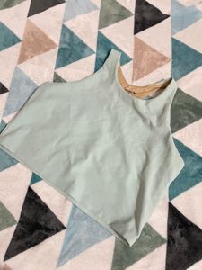 Old navy sports active Light Green Ribbed Crop Top