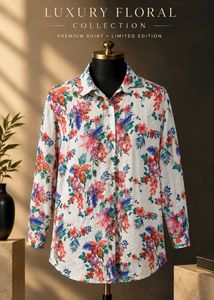 Floral Print Button-Up Shirt