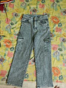 Trendy Cargo Jeans - 2 Pairs
