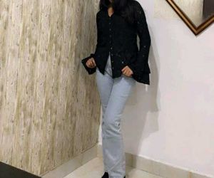 Black lace shirt