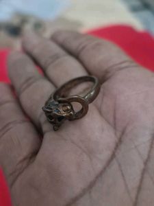 Vintage Panther Head Ring