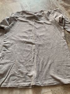 Grey Long Sleeve Graphic Tee