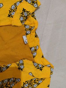 Yellow Floral Print jacket