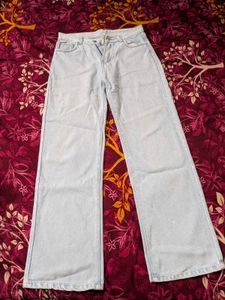 Light Wash Wide Leg Jeans