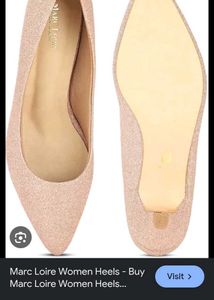 Sparkly Rose Gold Heels