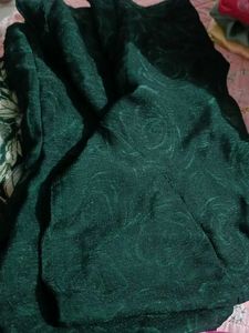 Floral Green saree