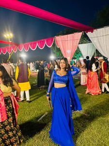 Royal Blue Lehenga Choli Set