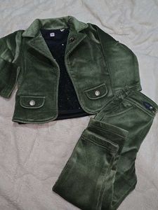 Chic Corduroy Blazer & Pants Set