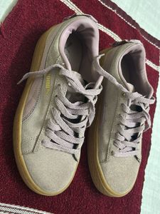Puma Women's Pink/Lilac Frill Sneakers