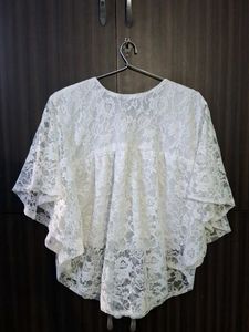 Elegant White Lace Top