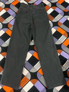 Charcoal Grey Straight Leg Jeans
