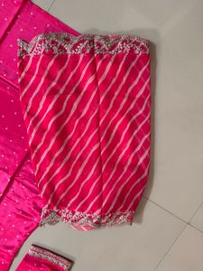 Pink Embellished Kurta Set