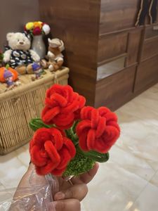 Cute Artificial Red Flowers
