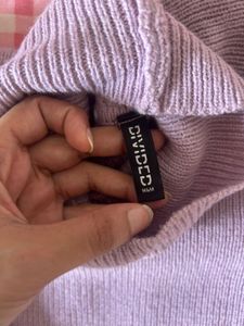 Lavender Knit Sweater