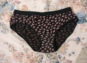 Black & Pink Paisley Panties