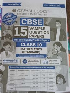 Oswaal Books Class 10 Sample Papers