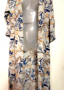 Blue Kurta Set with Shrug( Completely New)