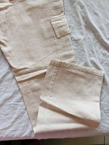 Beige Cargo Pants