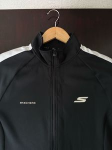 Skechers Black &amp; White Track Jacket