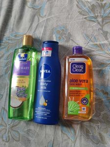 Parachute, Nivea &amp; Clean &amp; Clear Skincare Set