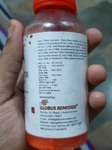 Free Delivery Ayurvedic Rose Water Facial Toner