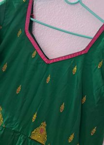 Green Ethnic Gown