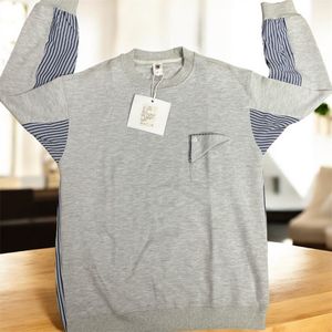 Stylish Striped Sleeve Sweatshirt