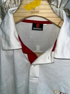 White TREK Polo Shirt
