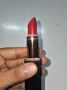ruby red lipstick