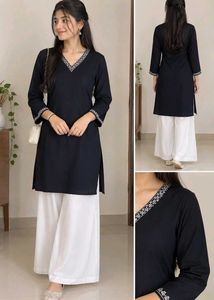 Stylish Black Kurta set