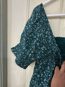 Floral Print Mini Dress - Effortless Style