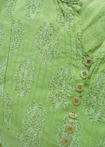Light Green Chikankari शॉर्ट कुर्ती short Kurta