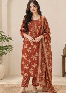 Beautiful Floral Print Kurta Set