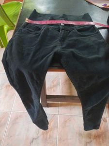 Black Denim Mini Skirt