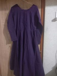 Elegant Dark Purple Kurta