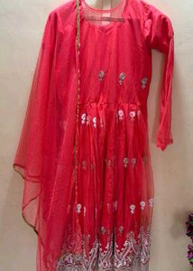 soft anarkali dress