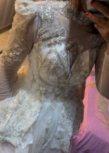 Bridal gown with Intricate Embellish🦋