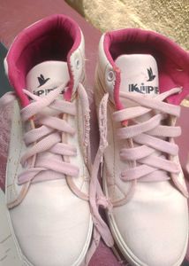 Cute Pink High Top Sneakers