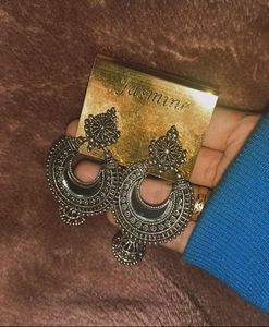 Oxidised Silver Earrings