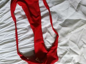 Vibrant Red Bikini Top