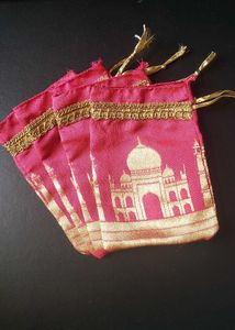 Combo Of Taj Mahal Mini Potli Bags
