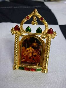 Exquisite Golden temple shape Vaishno Mata picture